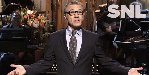 Christoph Waltz hosts the latest episode of Saturday Night Live