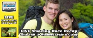 Amazing Race 19 winner Ernie Halvorsen joins Rob to discuss the latest episode of The Amazing Race.