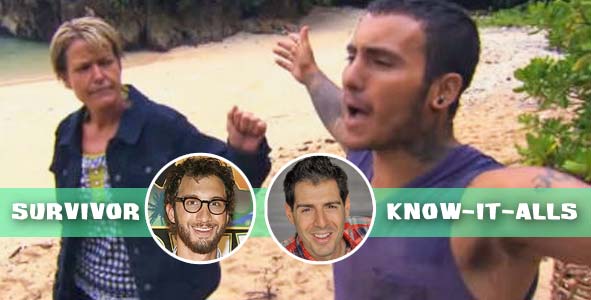 Brandon Hantz loses it on the latest episode of Survivor Know-It-Alls