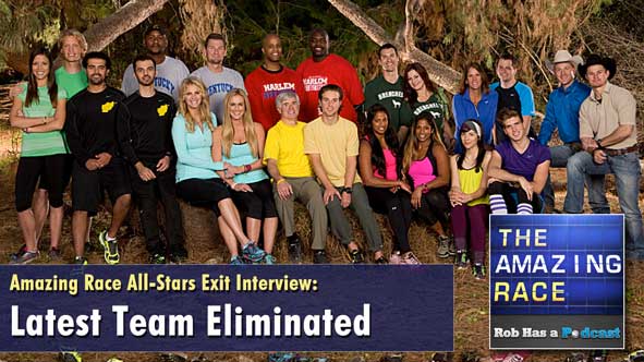 Talking with the latest players eliminated from Amazing Race All-Stars