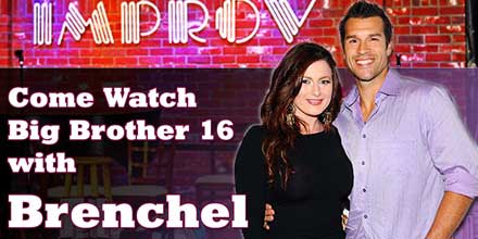 Click to More Information on our BB16 Viewing Party and LIVE podcast taping This Sunday (7/20) at the Hollywood Improv