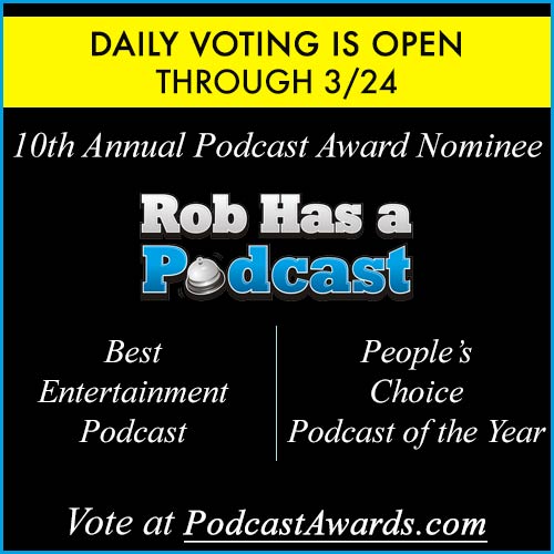 Click to Vote for RHAP at this year's Podcast Awards for Best Entertainment Podcast and People's Choice Podcast of the Year