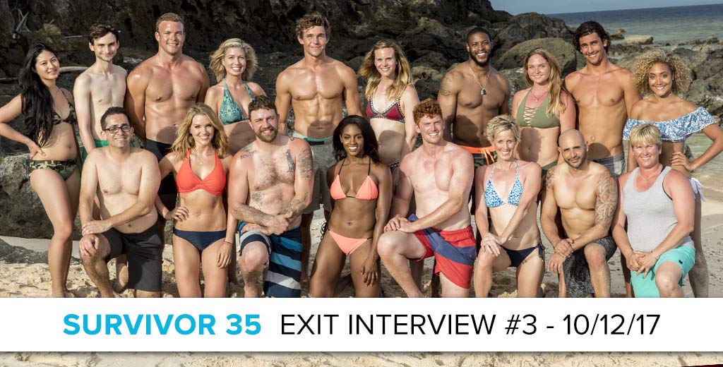 Survivor 2017: Exit Interview with the Latest Player Who Got Voted Out - October 11, 2017