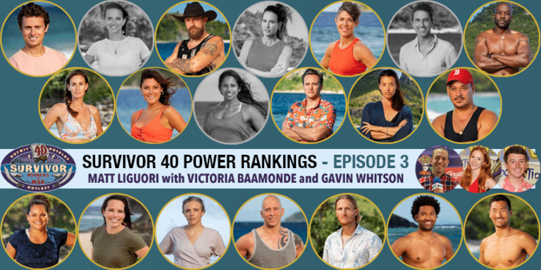Survivor Power Rankings  Winners at War Episode 3 – RobHasAwebsite.com