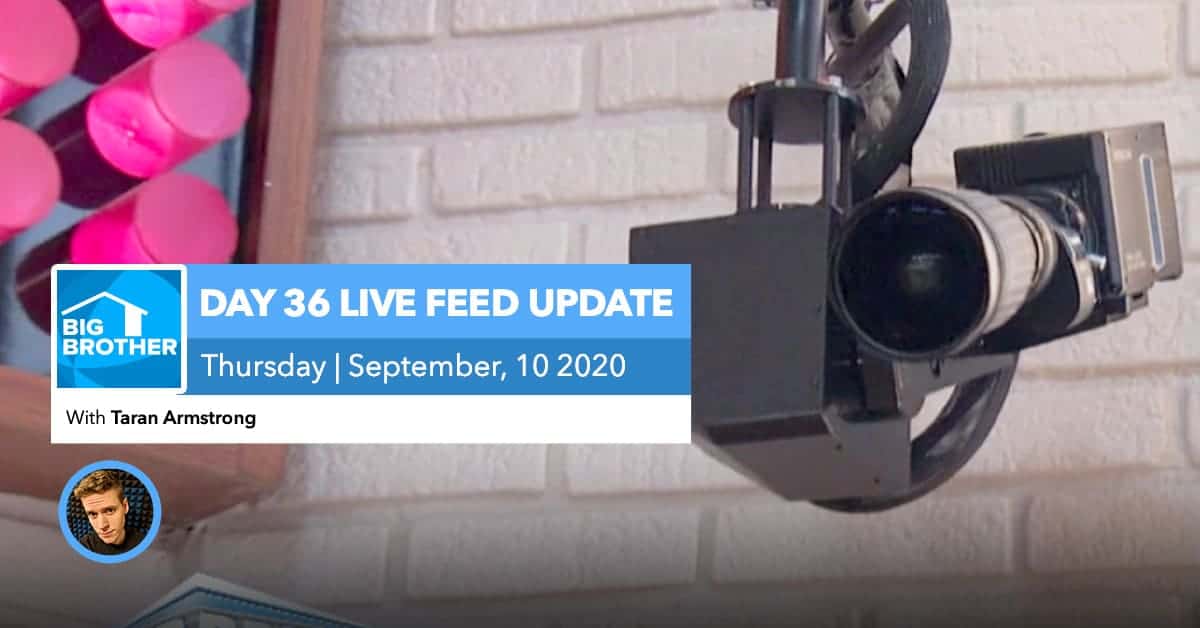 Big Brother All-Stars | Live Feed Update | Thursday, Sept 10, 2020