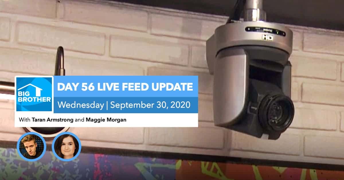 BB22 | Live Feed Update | Wednesday, Sept 30, 2020