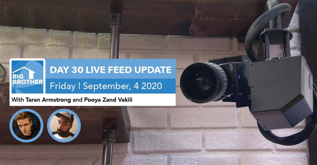 Big Brother All-Stars | Live Feed Update | Friday, Sept 4, 2020