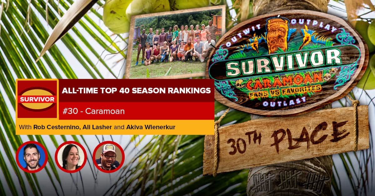 Survivor All-Time Top 40 Rankings | #30: Caramoan